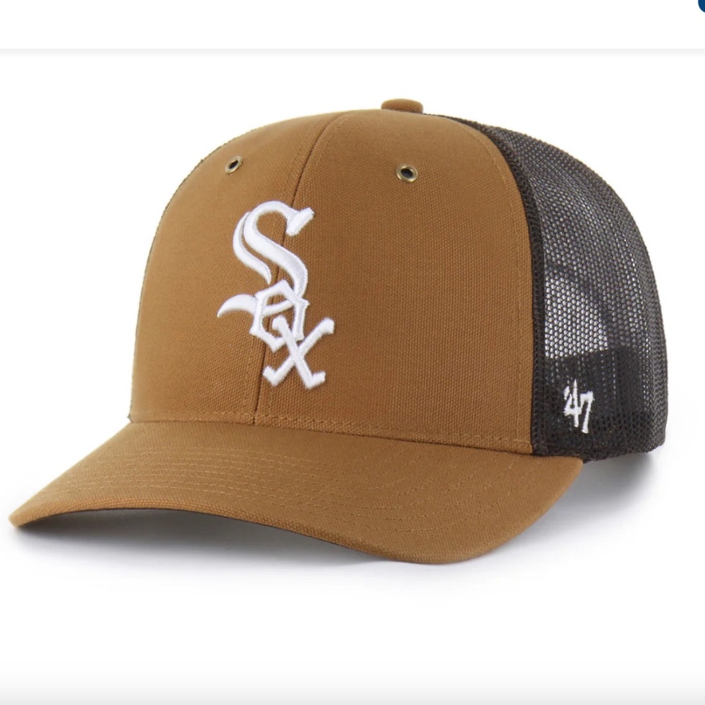 ’47 x Carhartt Chicago White Sox Trucker Hat Brown Snapback MLB